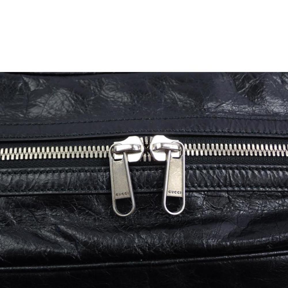 Gucci Black Leather Medium Backpack - image 6